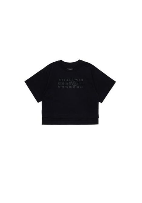 T-shirt con strass MM6 KIDS MAISON MARGIELA | M61134 MM04IM6900